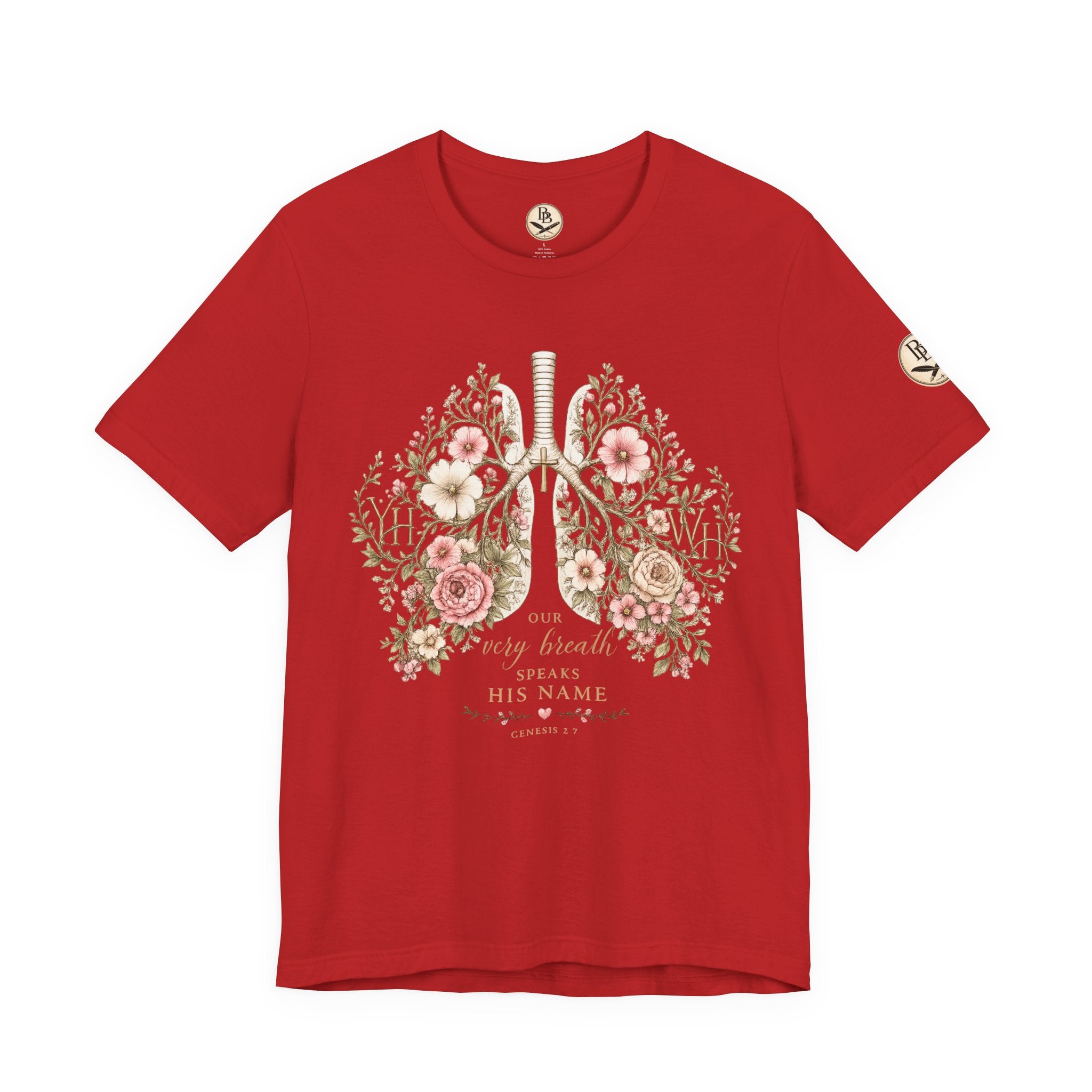 Every Breath Speaks His Name -- Genesis 2:7 (Botanical Lung Design)