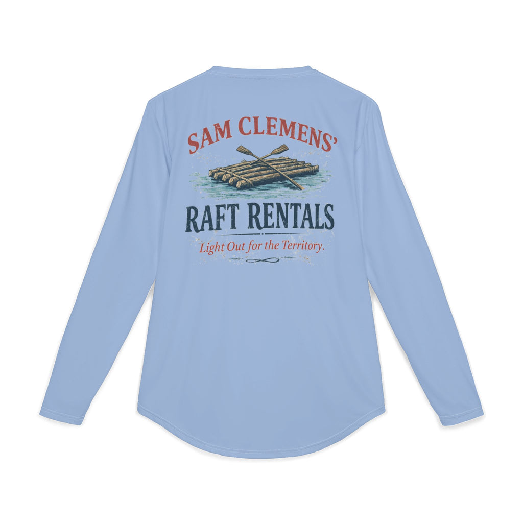 Sam Clemens Raft Rentals UV Long Sleeve Shirt — Men's Sun Protection Fishing & Outdoor Tee