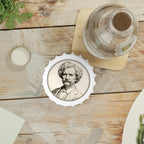 Vintage Mark Twain Bottle Opener — Literary Quote Gift