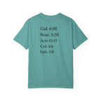 'G.R.A.C.E.' Front Print with Scripture References Back (Christian Faith Tee)