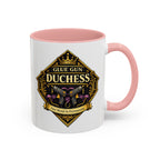 Glue Gun Duchess Coffee Mug — "Her Bond Is Permanent" Accent Ceramic Mug