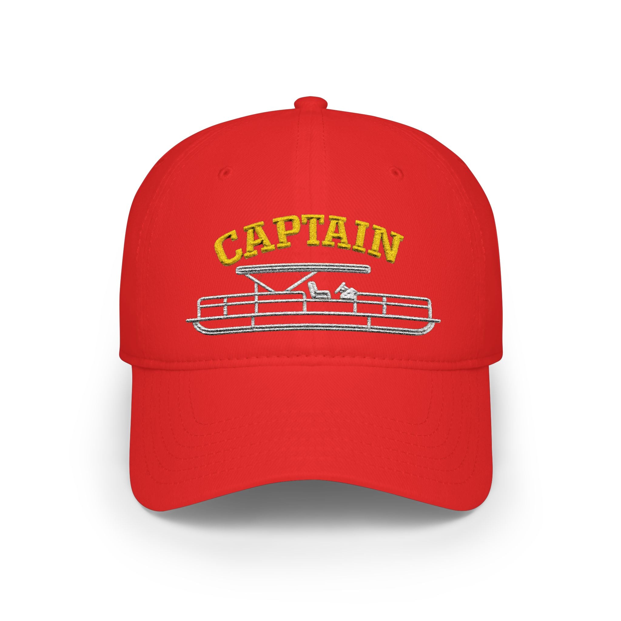 Pontoon Boat Captain Hat — Low Profile Baseball Cap