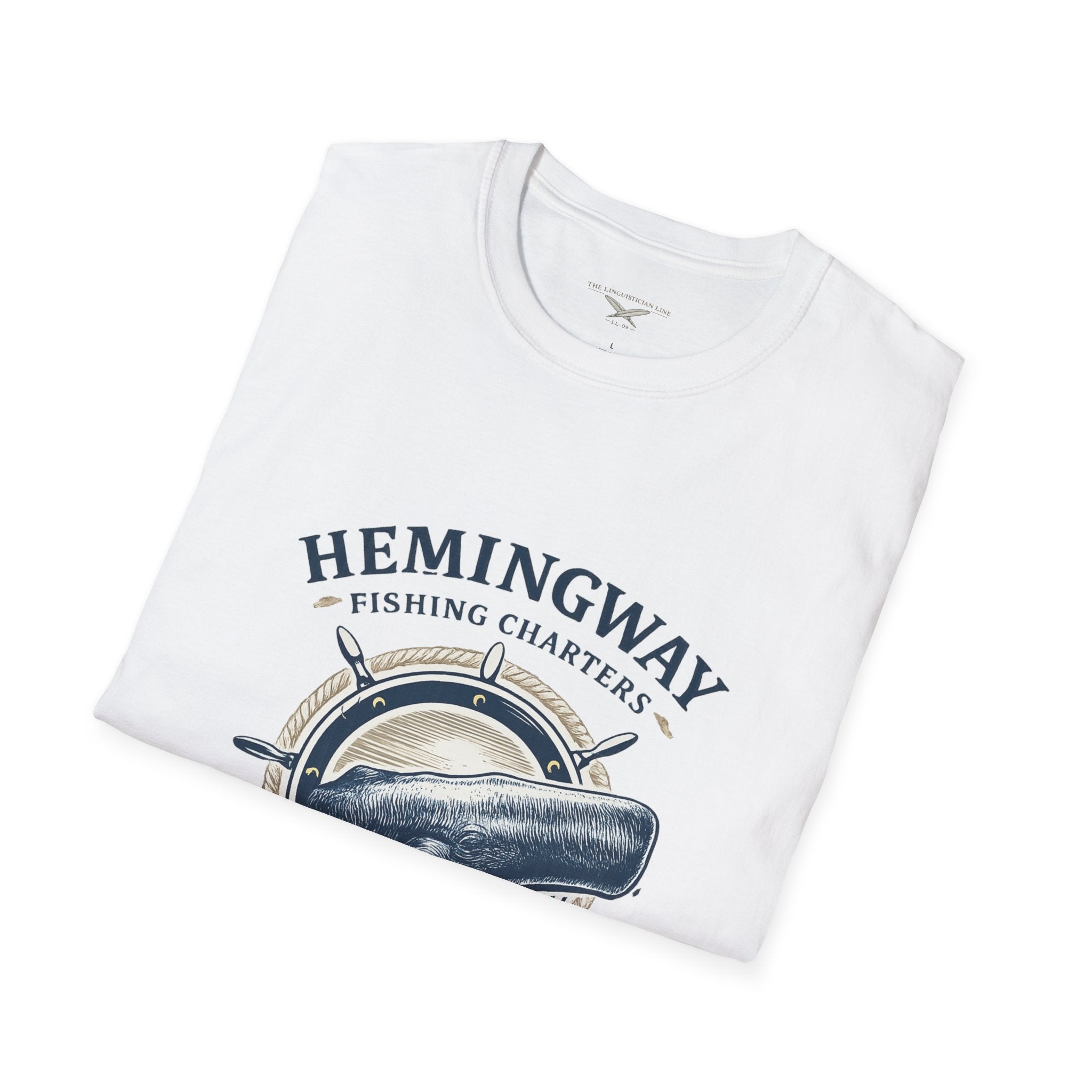 Hemingway Fishing Charters Tee – Vintage Literary Humor Tee