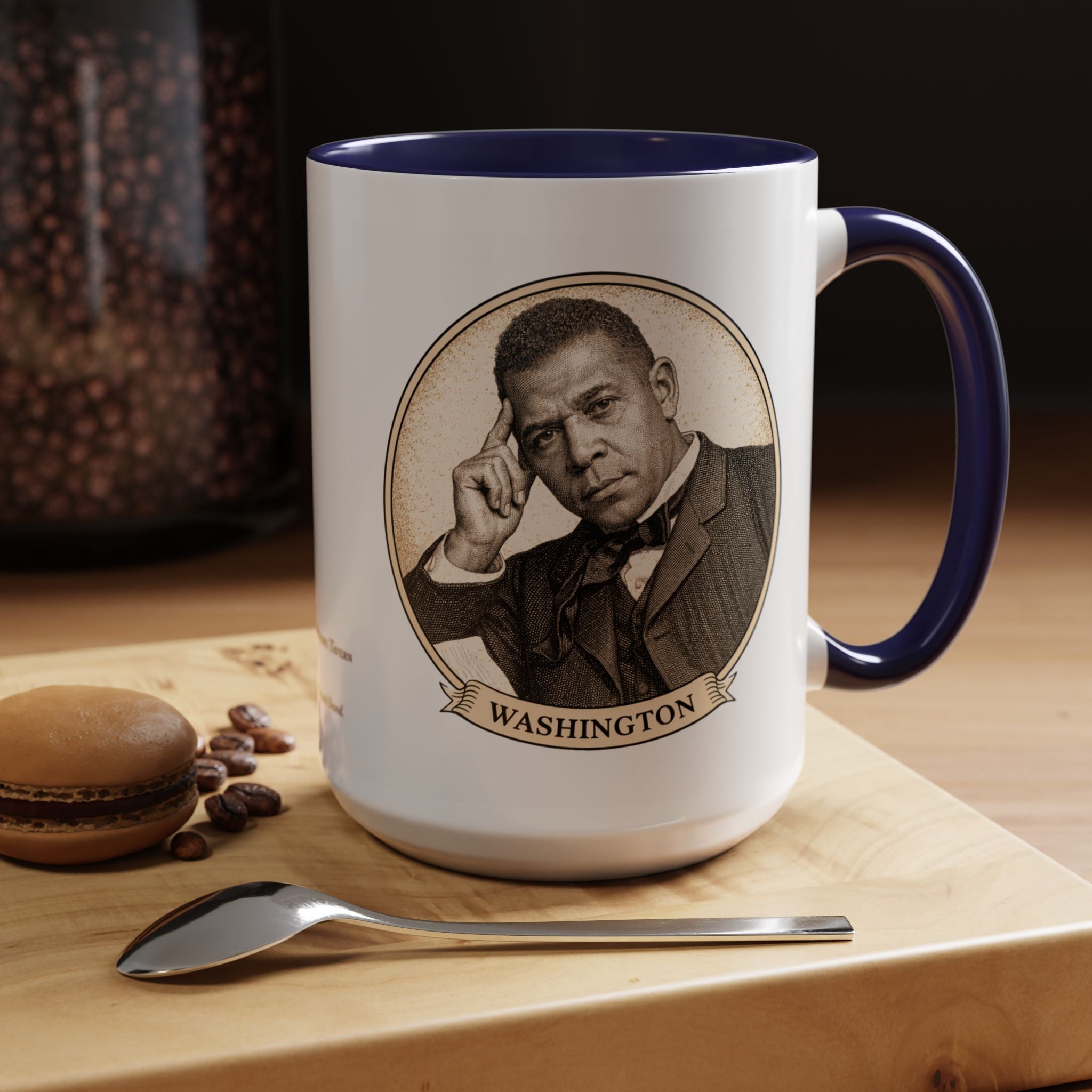 Washington -- The Thinker & Booker -- Ceramic Mug