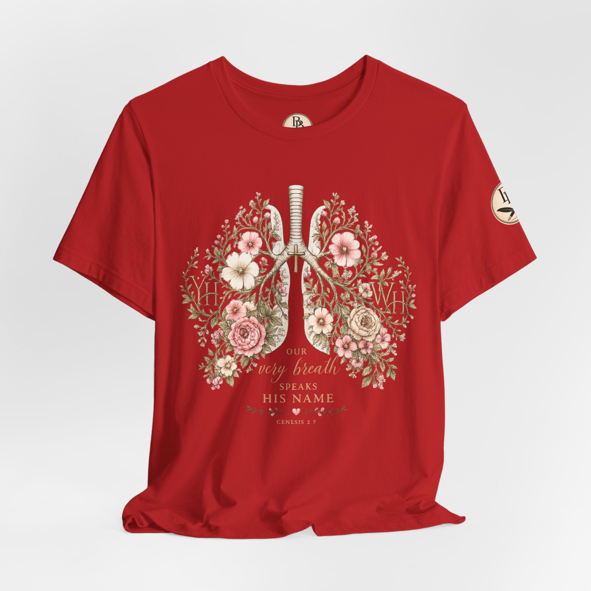 Every Breath Speaks His Name -- Genesis 2:7 (Botanical Lung Design)