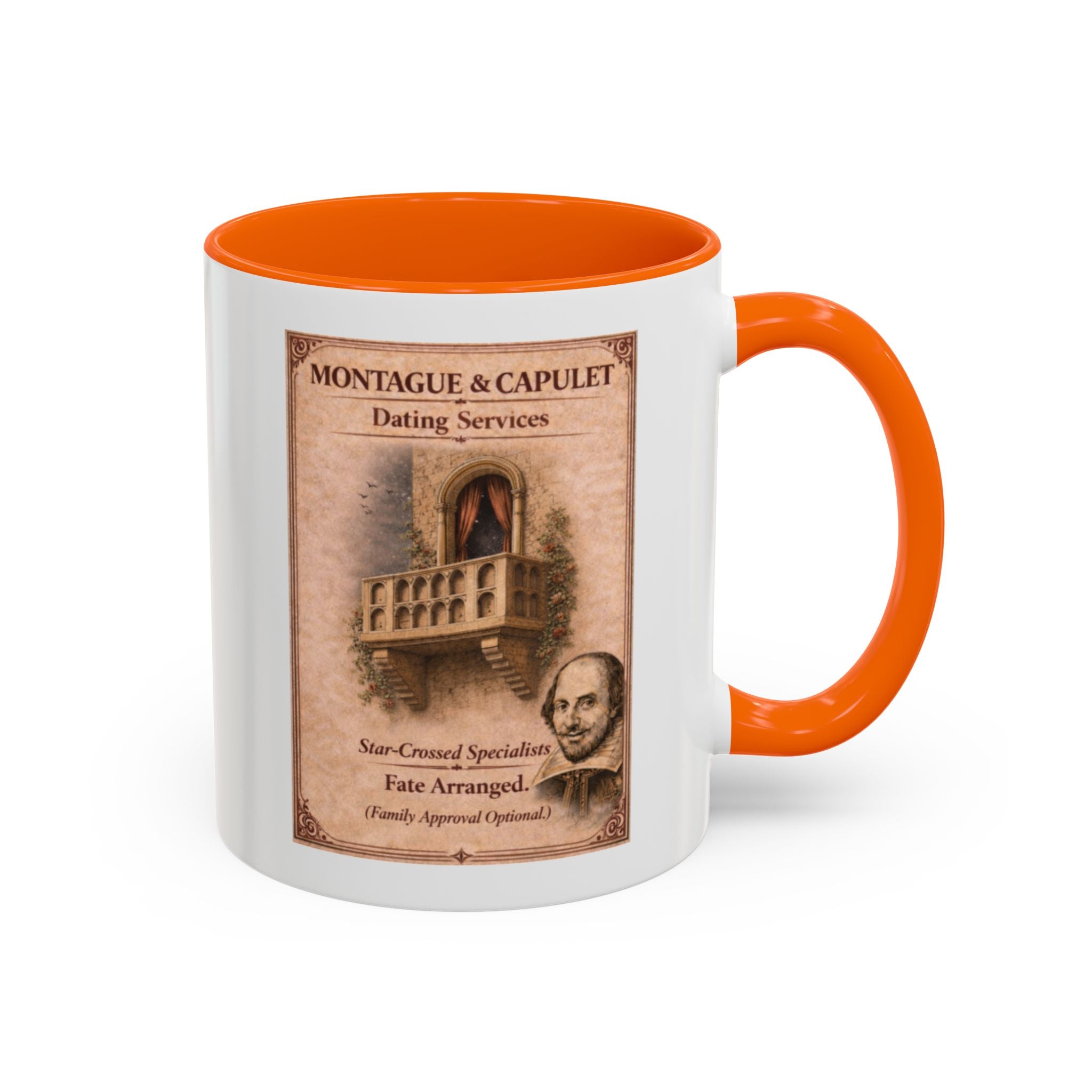 Montague & Capulet Dating Services Mug