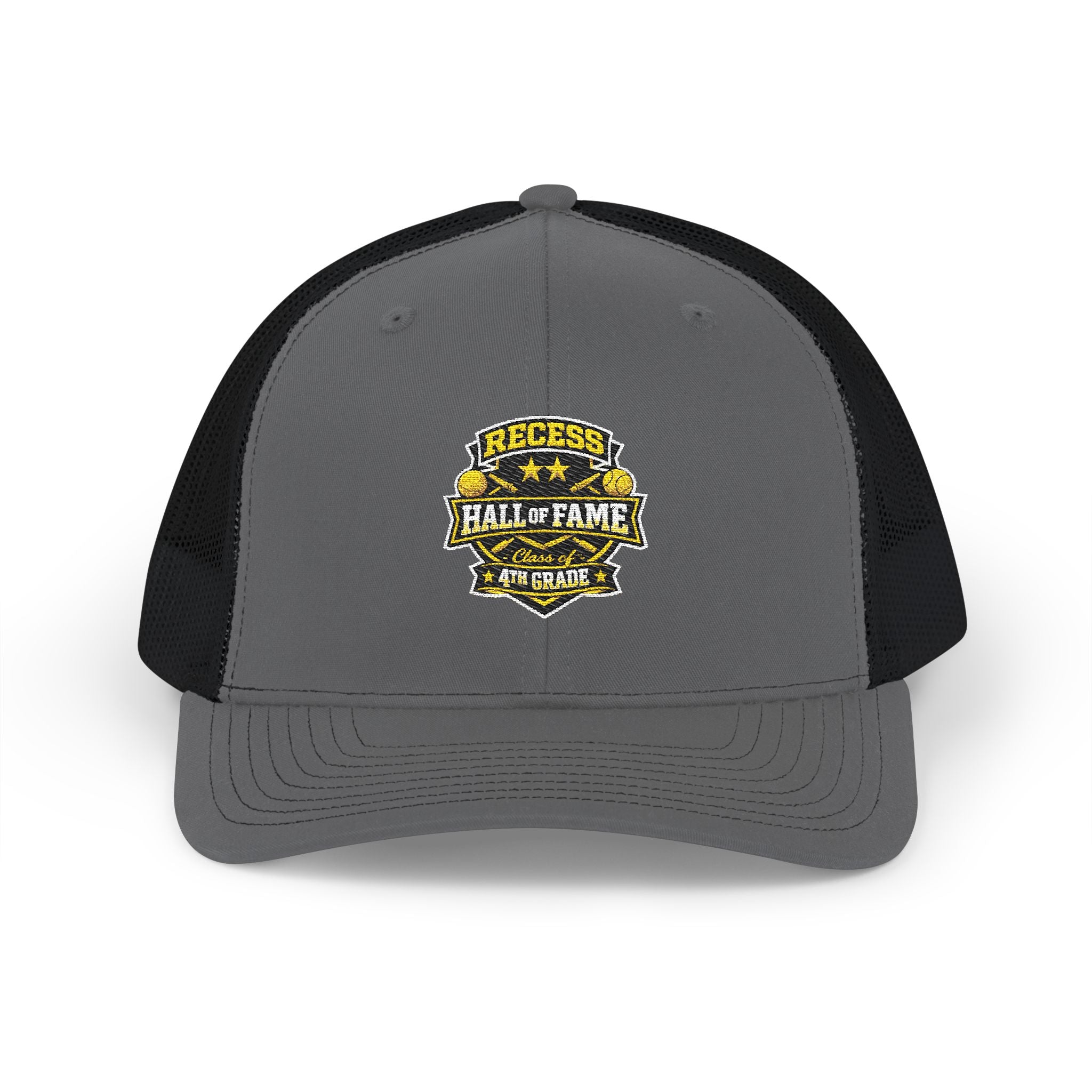 Recess Hall Of Fame, Class of Fourth Grade -- Embroidered Trucker Cap