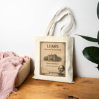 Lear's Estate Planning Canvas Carryall -- Vintage Literary Humor