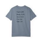 'G.R.A.C.E.' Front Print with Scripture References Back (Christian Faith Tee)