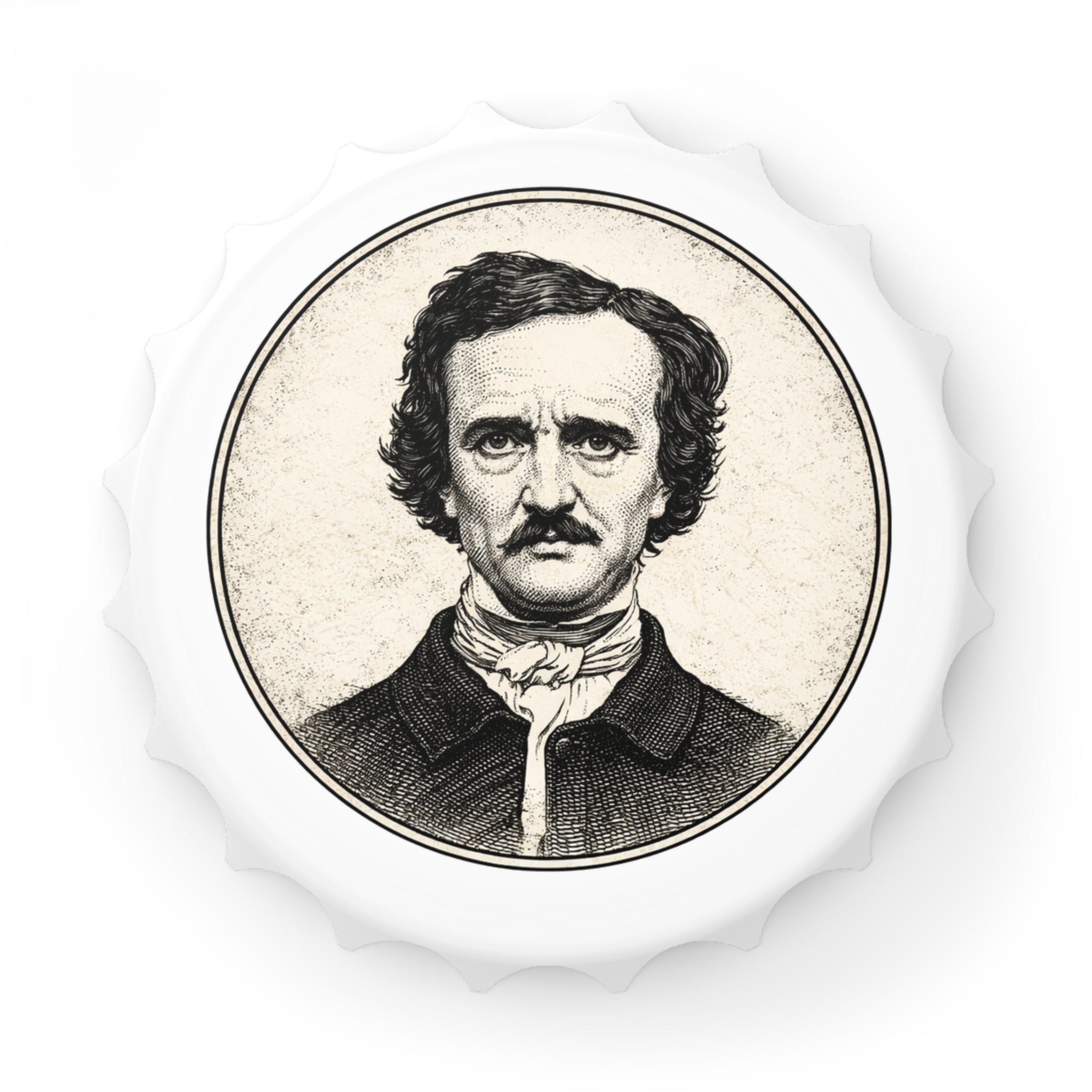 Edgar Allan Poe Bottle Opener – Vintage Portrait Beer Opener