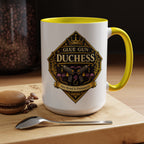 Glue Gun Duchess Coffee Mug — "Her Bond Is Permanent" Accent Ceramic Mug
