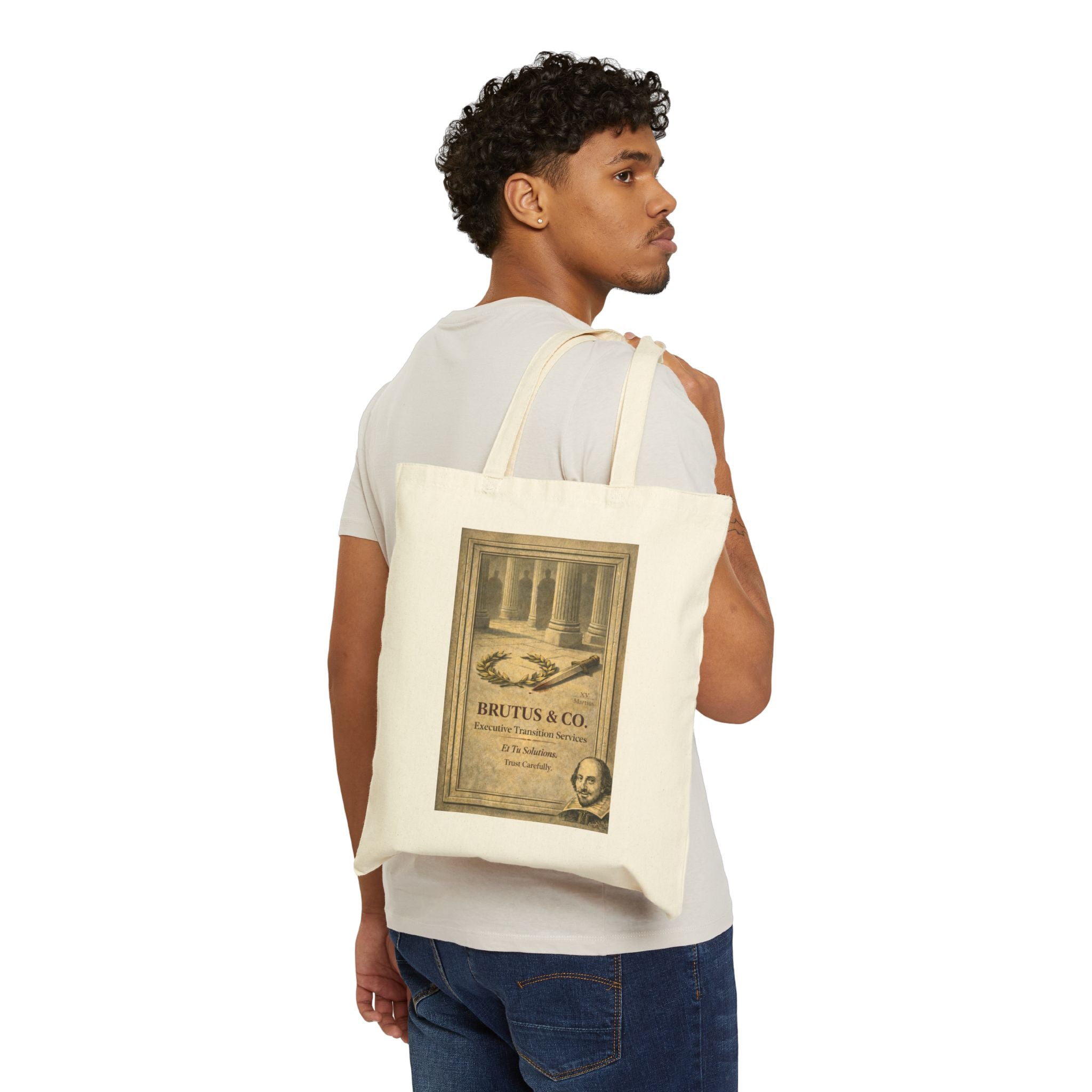Brutus & Co. Canvas Carry-All -- Vintage Literary Humor