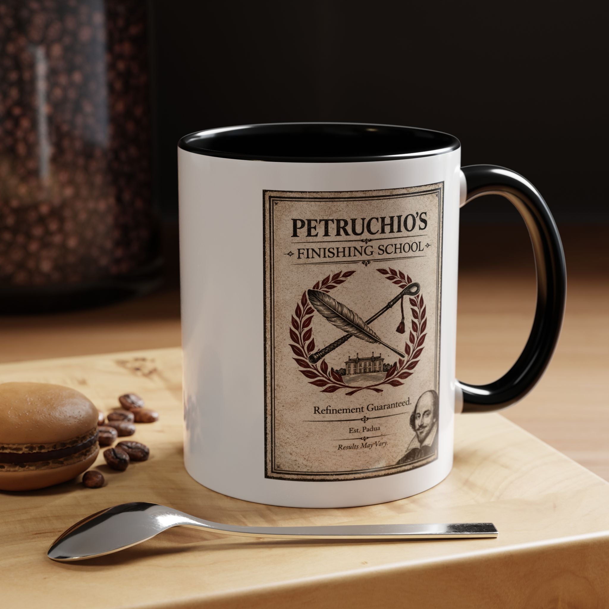 Petruchio's Finishing School Mug