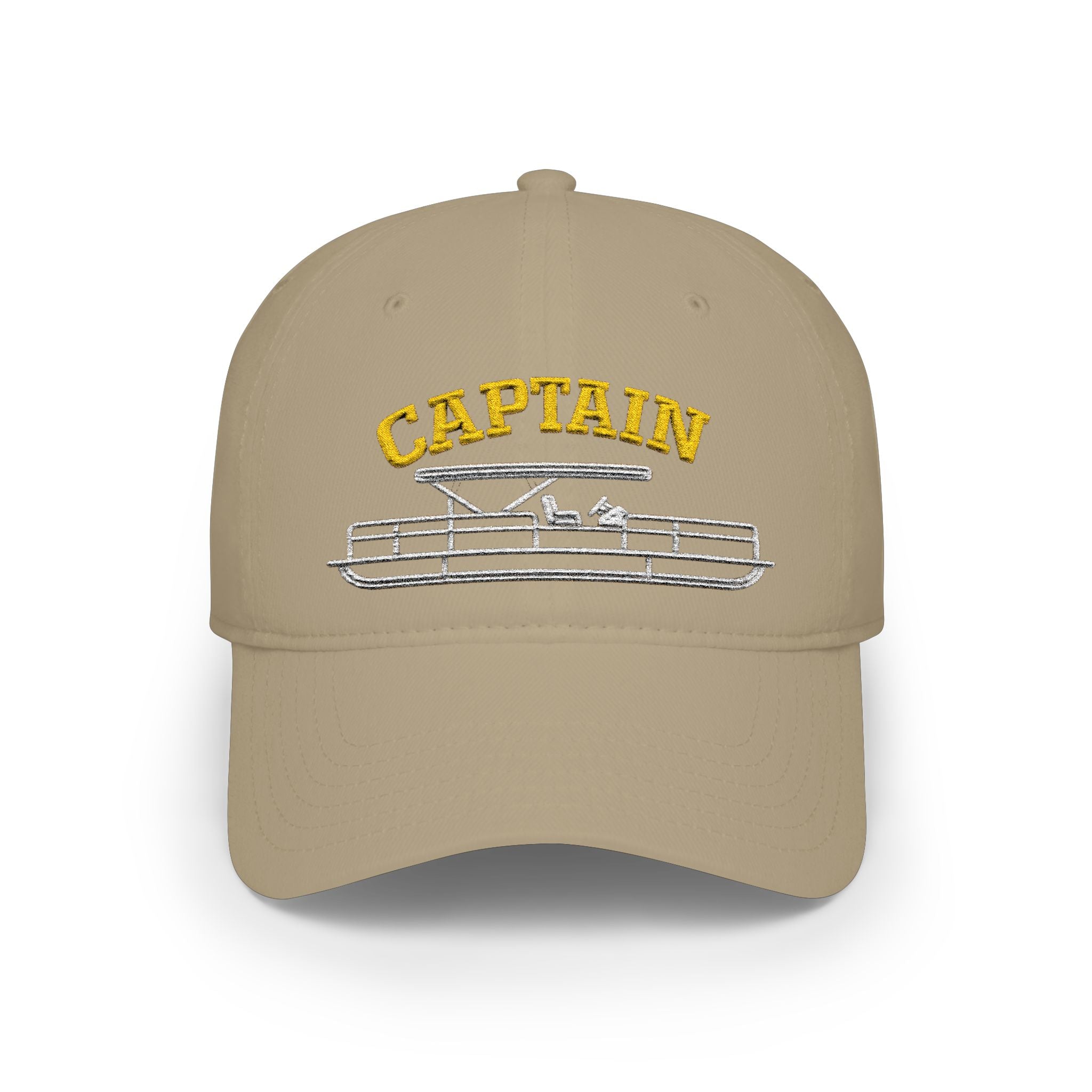 Pontoon Boat Captain Hat — Low Profile Baseball Cap