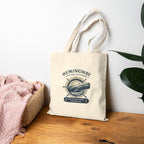 Hemingway Fishing Charter Canvas Carry-All — Vintage Literary Humor