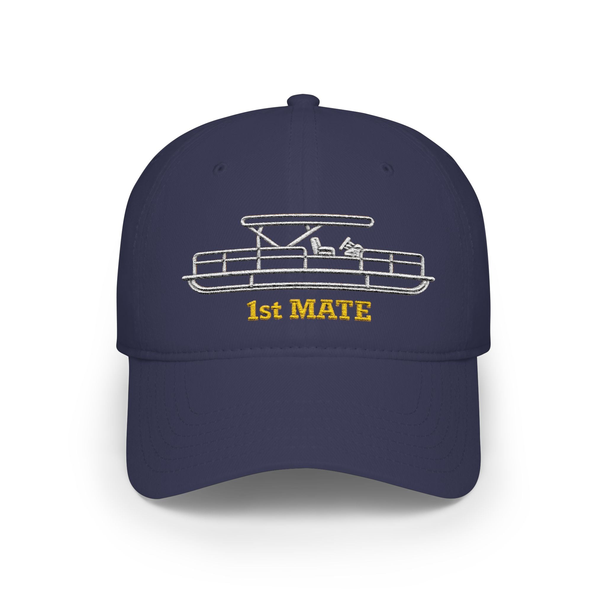 Pontoon Boat 1st Mate Embroidered Low Profile Baseball Cap