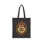 Quilter Tote Bag — "Lady of the Quilt" Cotton Canvas Shopping & Project Bag