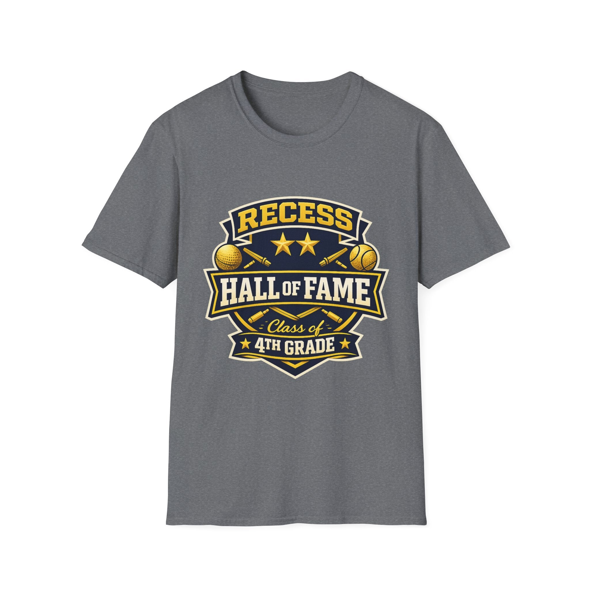 Recess Hall of Fame 4th Grade T-Shirt