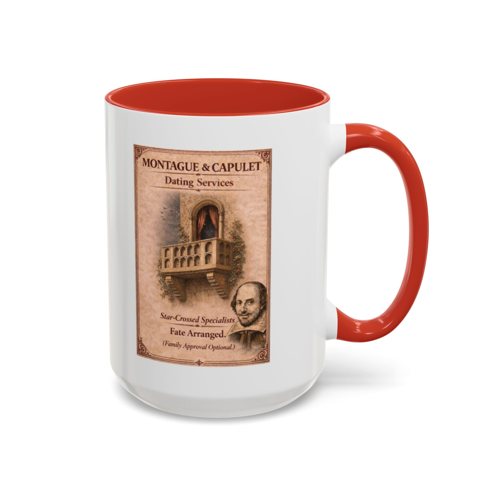 Montague & Capulet Dating Services Mug
