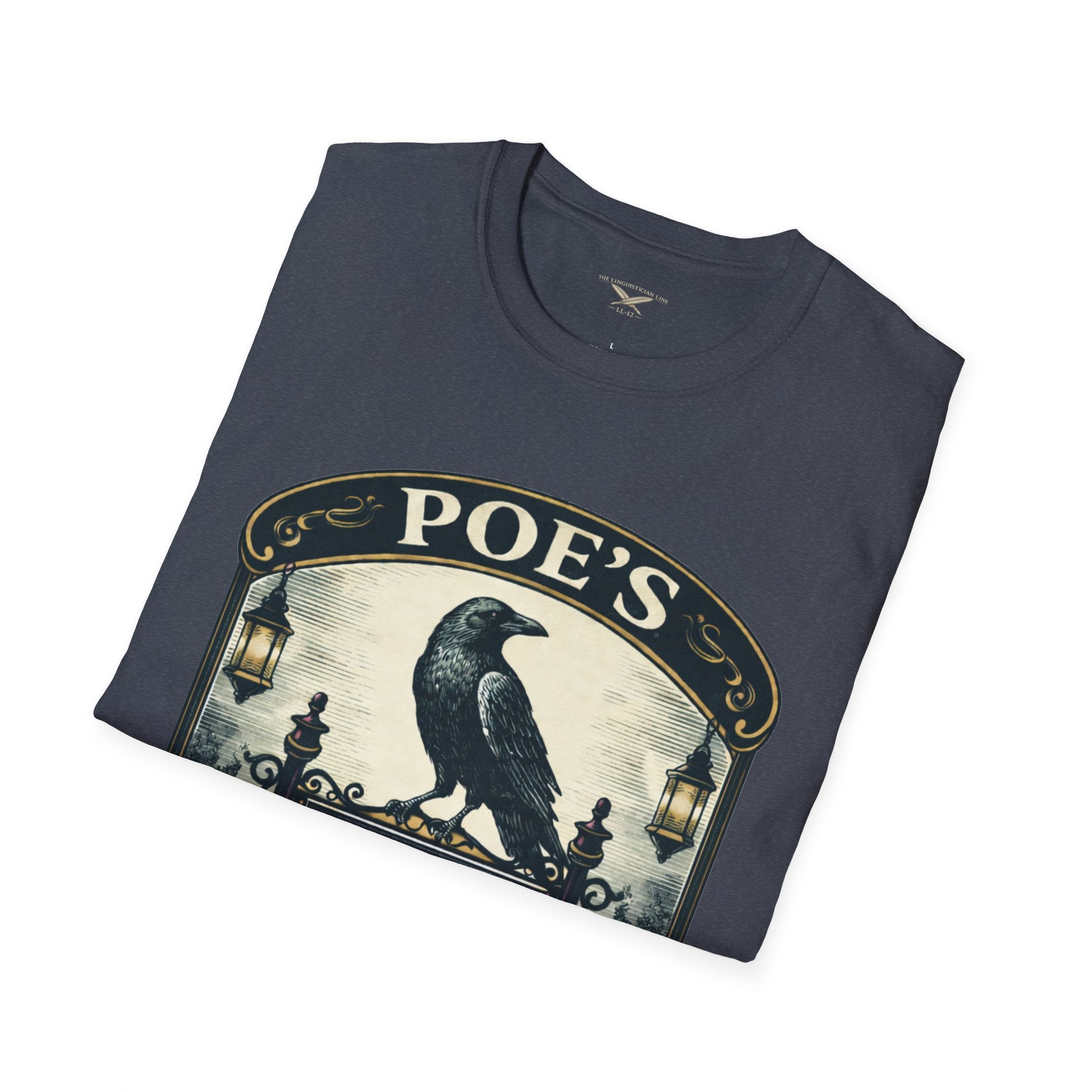 Poe’s Bird Sanctuary T-Shirt – Vintage Literary Humor Tee