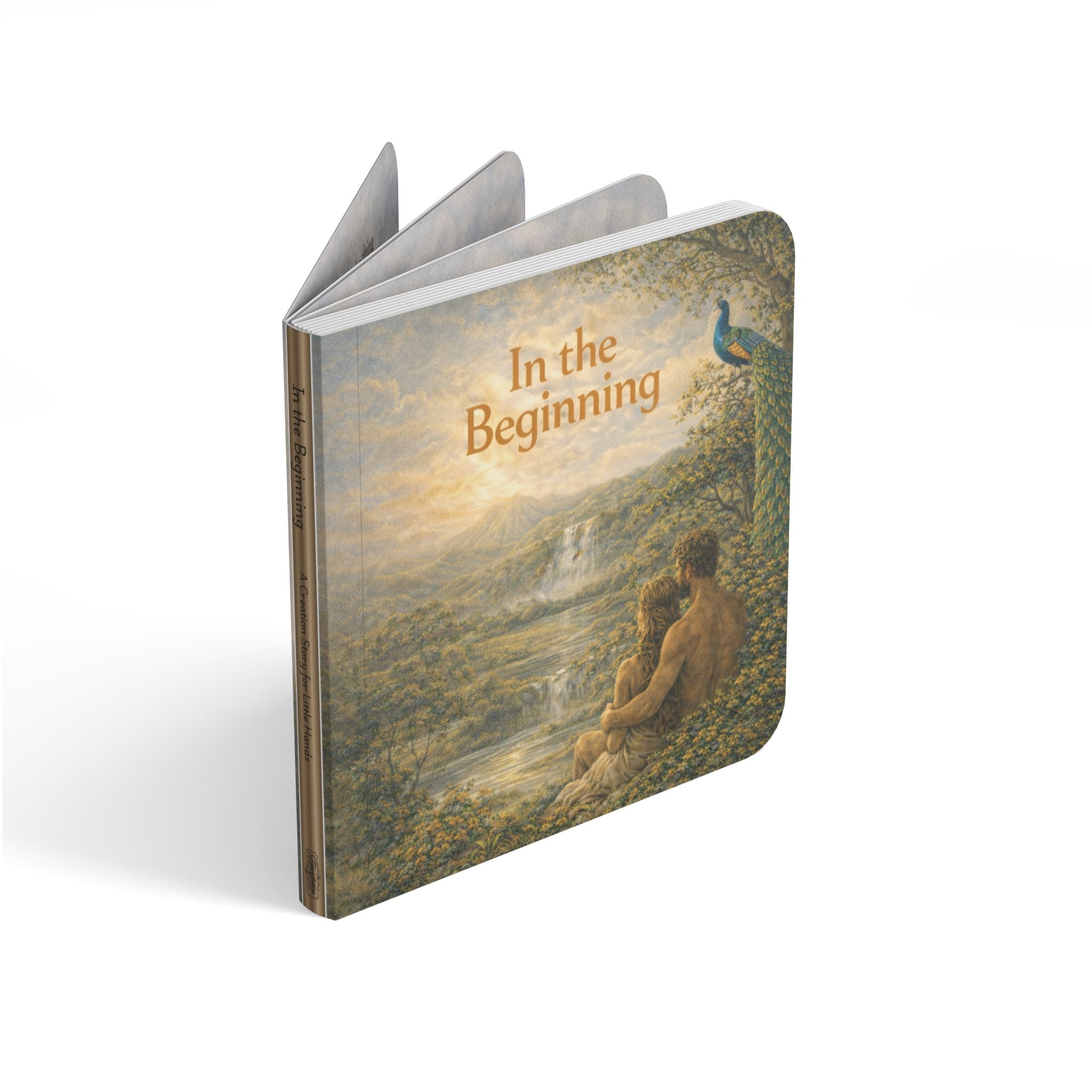 "In the Beginning --  A Genesis Creation Story for Little Hands "   Board Book for Toddlers