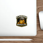 Flahridah Squatch Life Die-Cut Sticker — Bigfoot Mascot Camping Decal