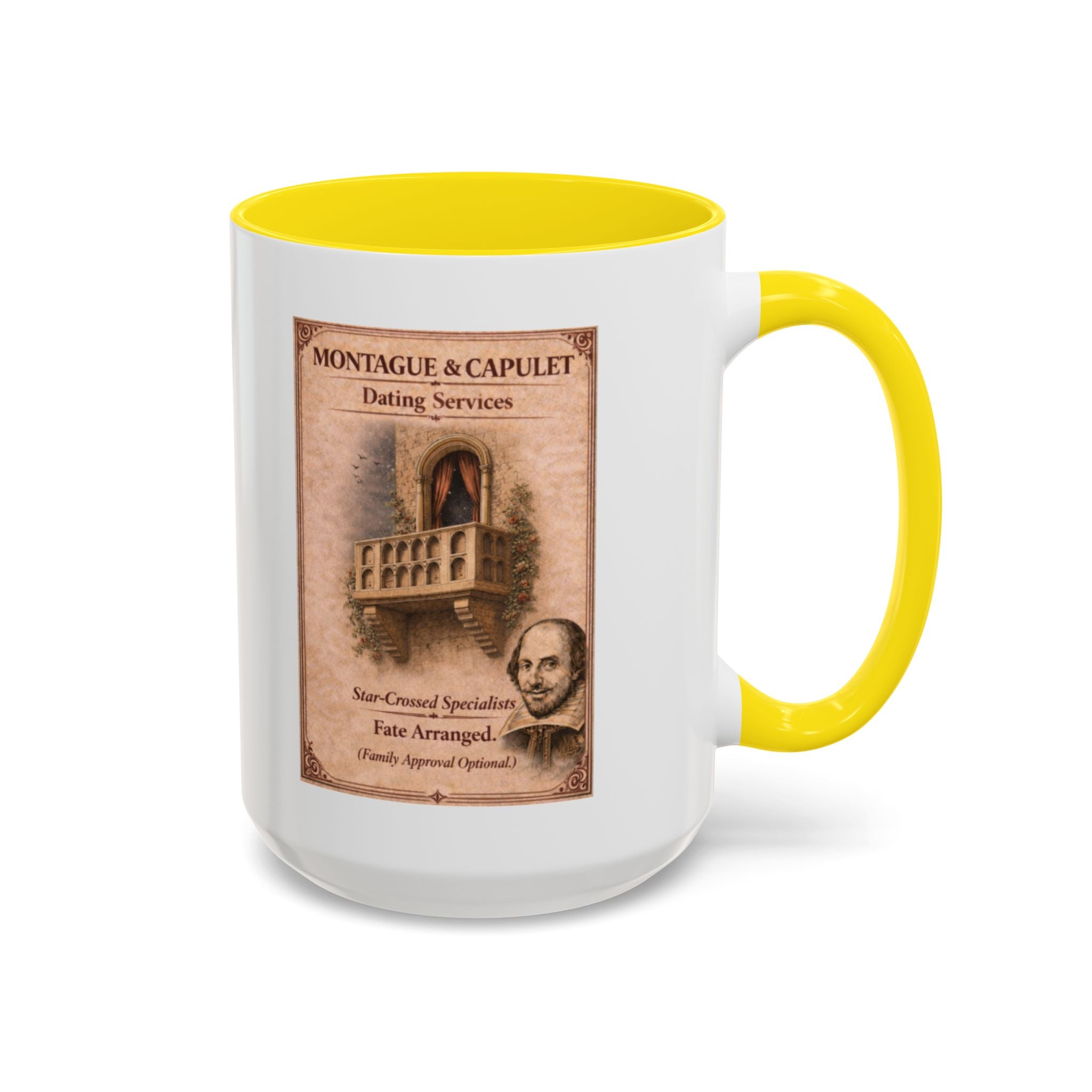 Montague & Capulet Dating Services Mug