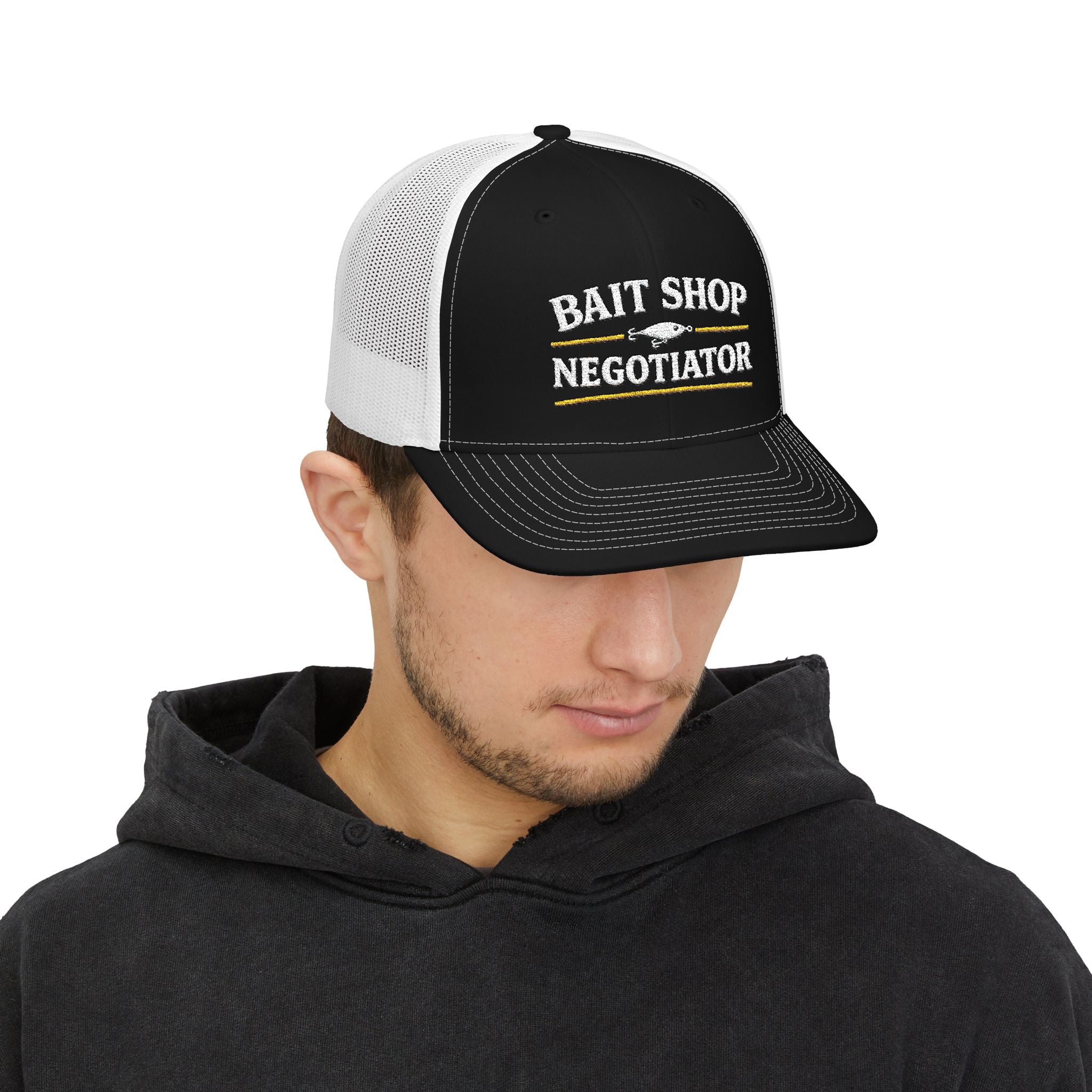Bait Shop Negotiator — Richardson 112 Trucker Hat