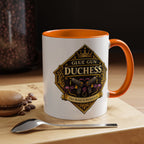 Glue Gun Duchess Coffee Mug — "Her Bond Is Permanent" Accent Ceramic Mug