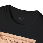 Montague & Capulet Dating Services T-Shirt – Vintage Literary Humor Tee