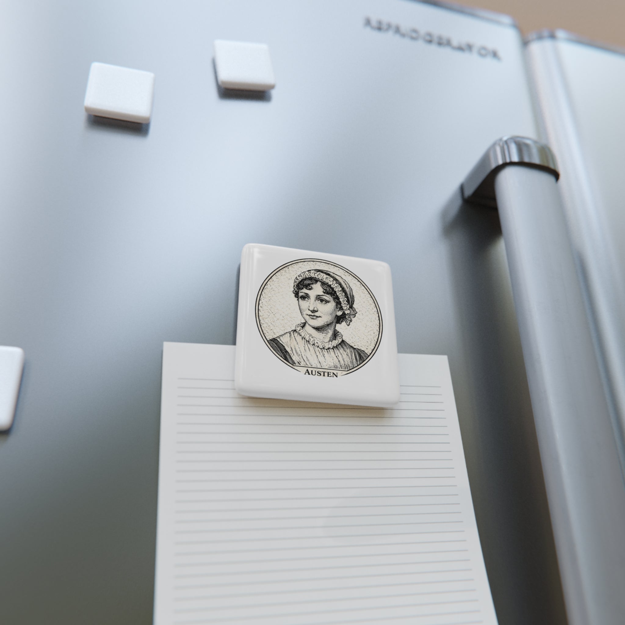 Jane Austen — Porcelain Portrait Magnet:  From The Author’s Gallery