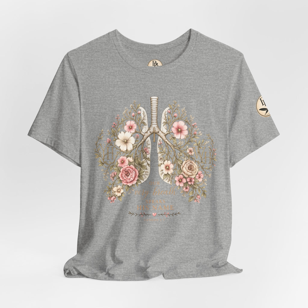 Every Breath Speaks His Name -- Genesis 2:7 (Botanical Lung Design)