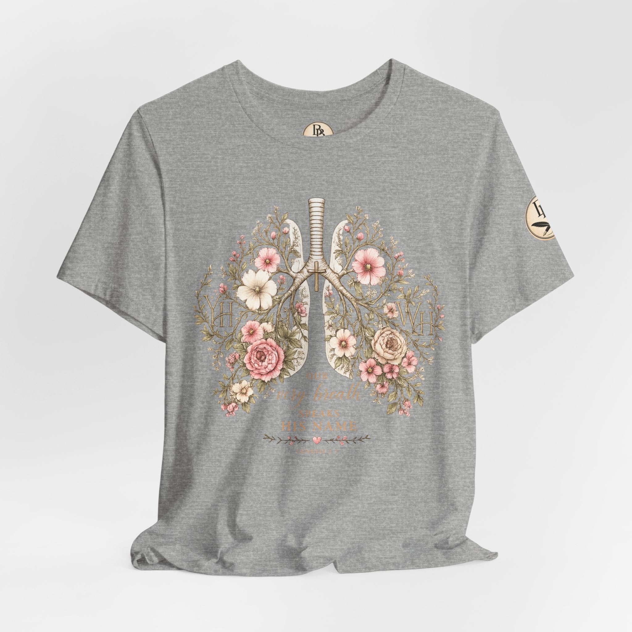 Every Breath Speaks His Name -- Genesis 2:7 (Botanical Lung Design)