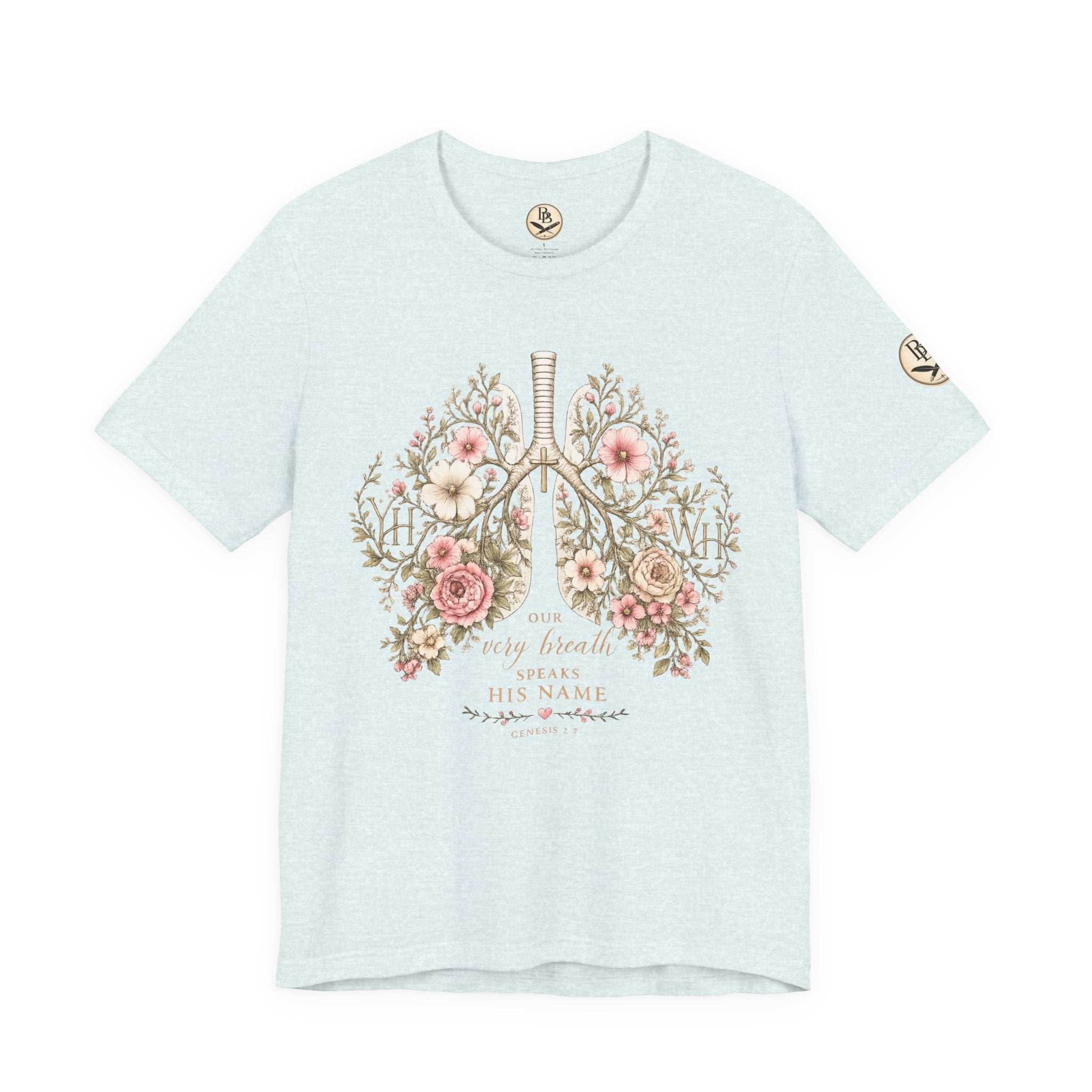 Every Breath Speaks His Name -- Genesis 2:7 (Botanical Lung Design)