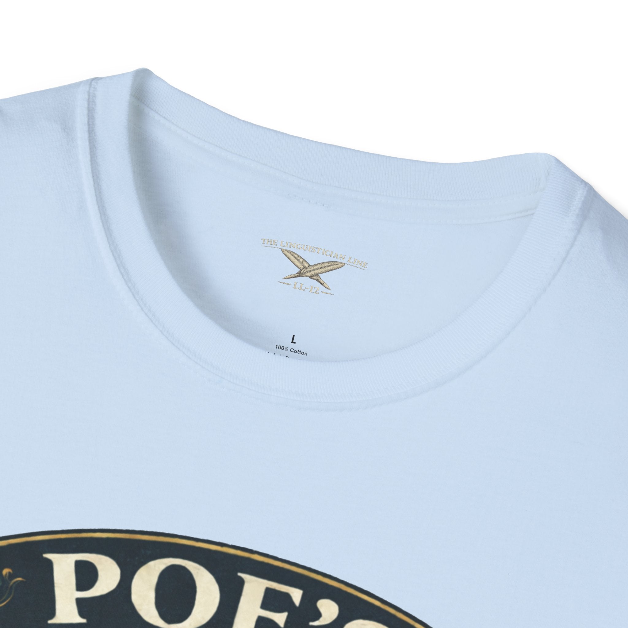 Poe’s Bird Sanctuary T-Shirt – Vintage Literary Humor Tee