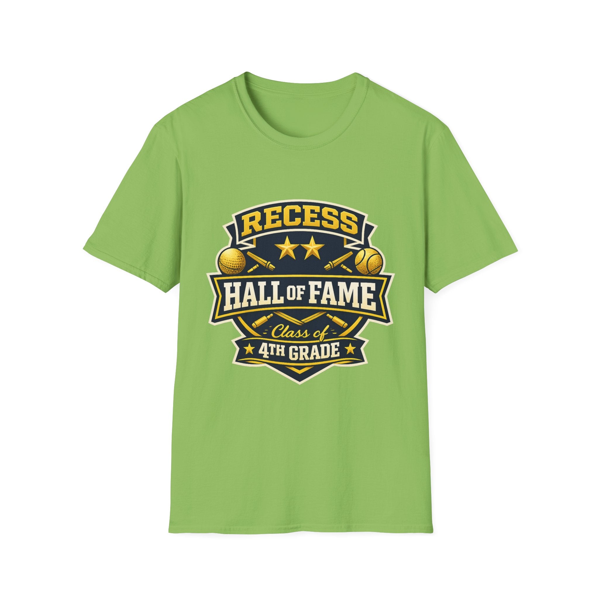 Recess Hall of Fame 4th Grade T-Shirt