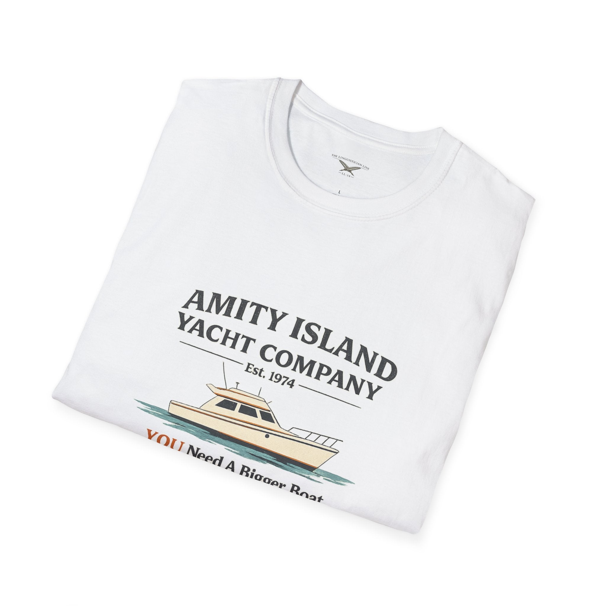Amity Island Yacht Company T-Shirt — Vintage Literary Humor Tee
