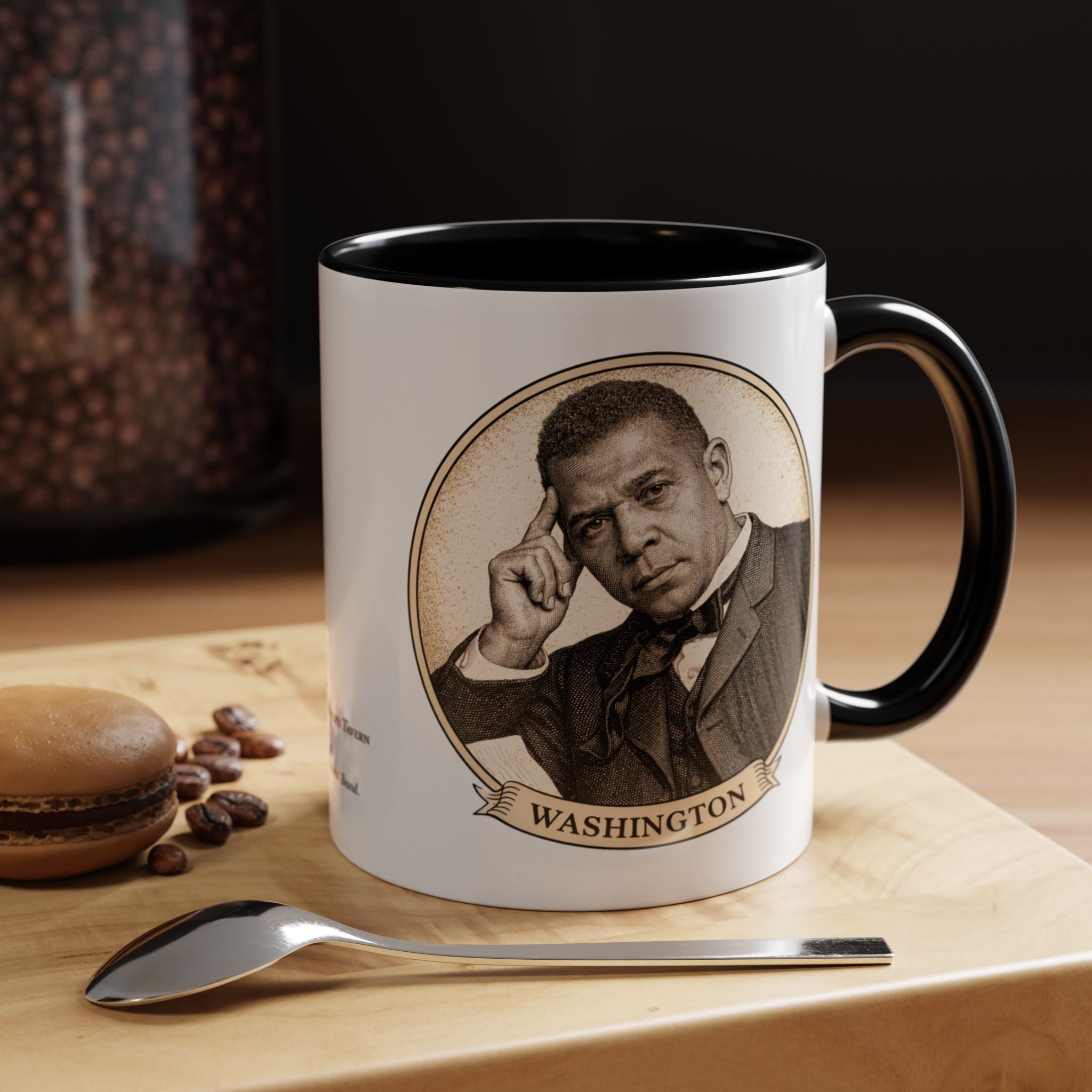 Washington -- The Thinker & Booker -- Ceramic Mug