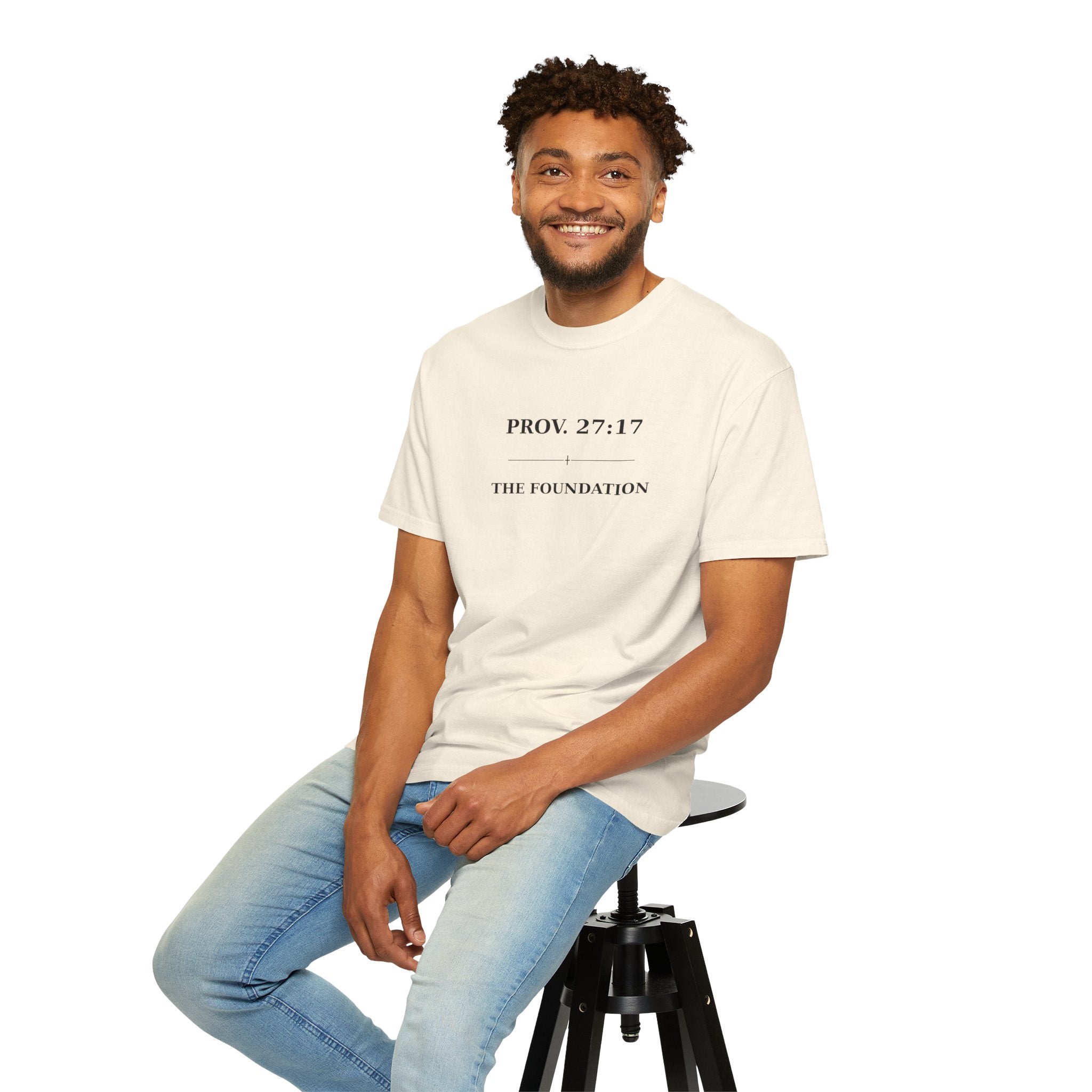 The Foundation — Proverbs 27:17 — In Plain Clothes Tee