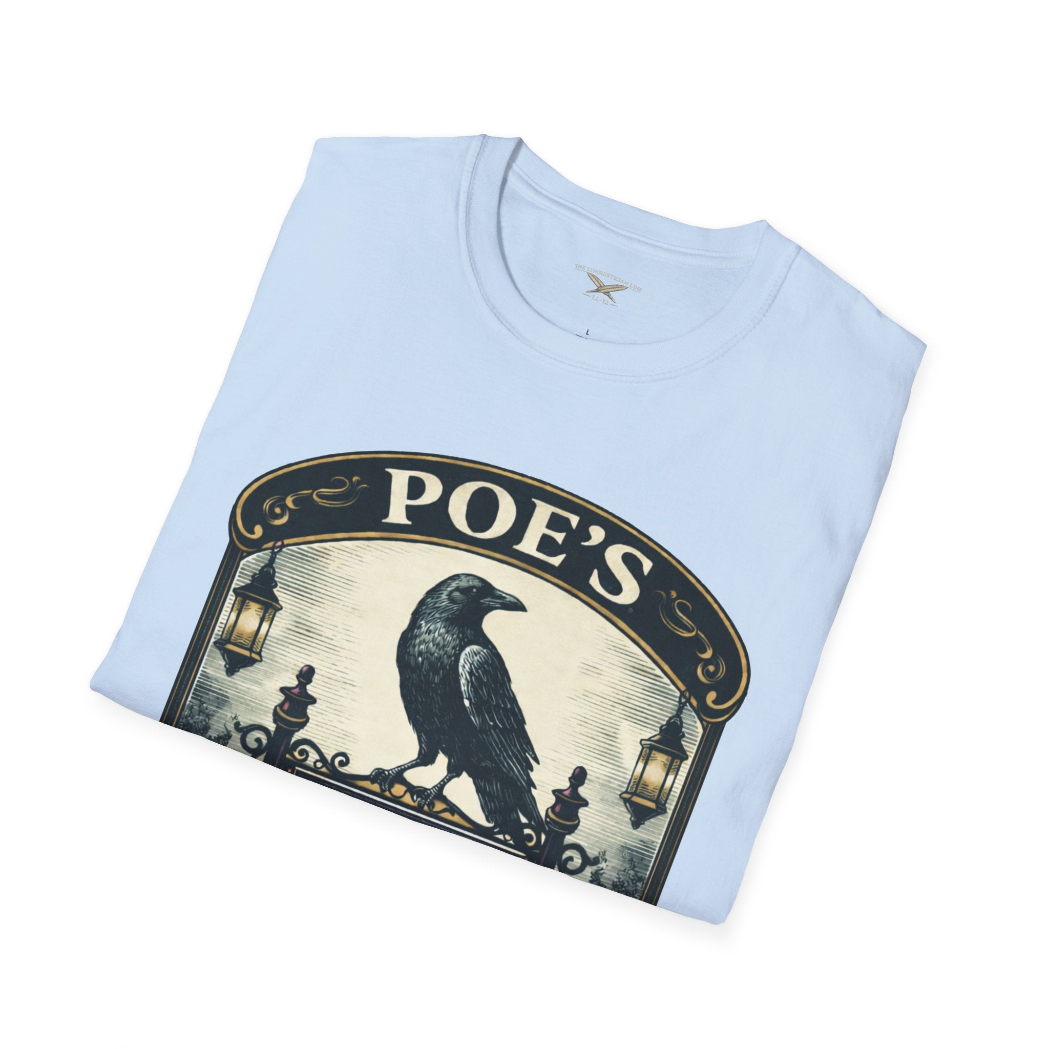 Poe’s Bird Sanctuary T-Shirt – Vintage Literary Humor Tee