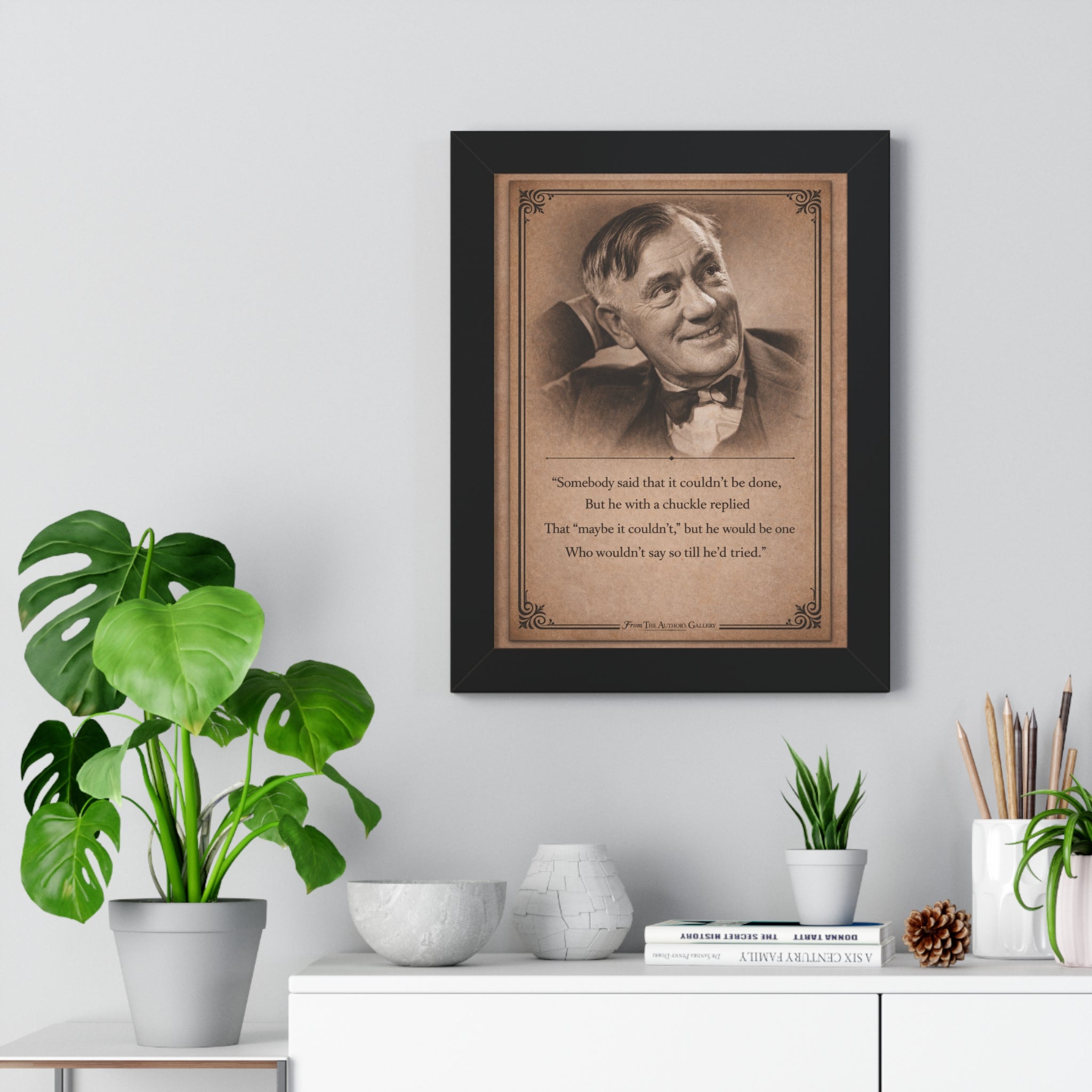 Guest -- Framed Vintage Literary Print -- The Author's Gallery