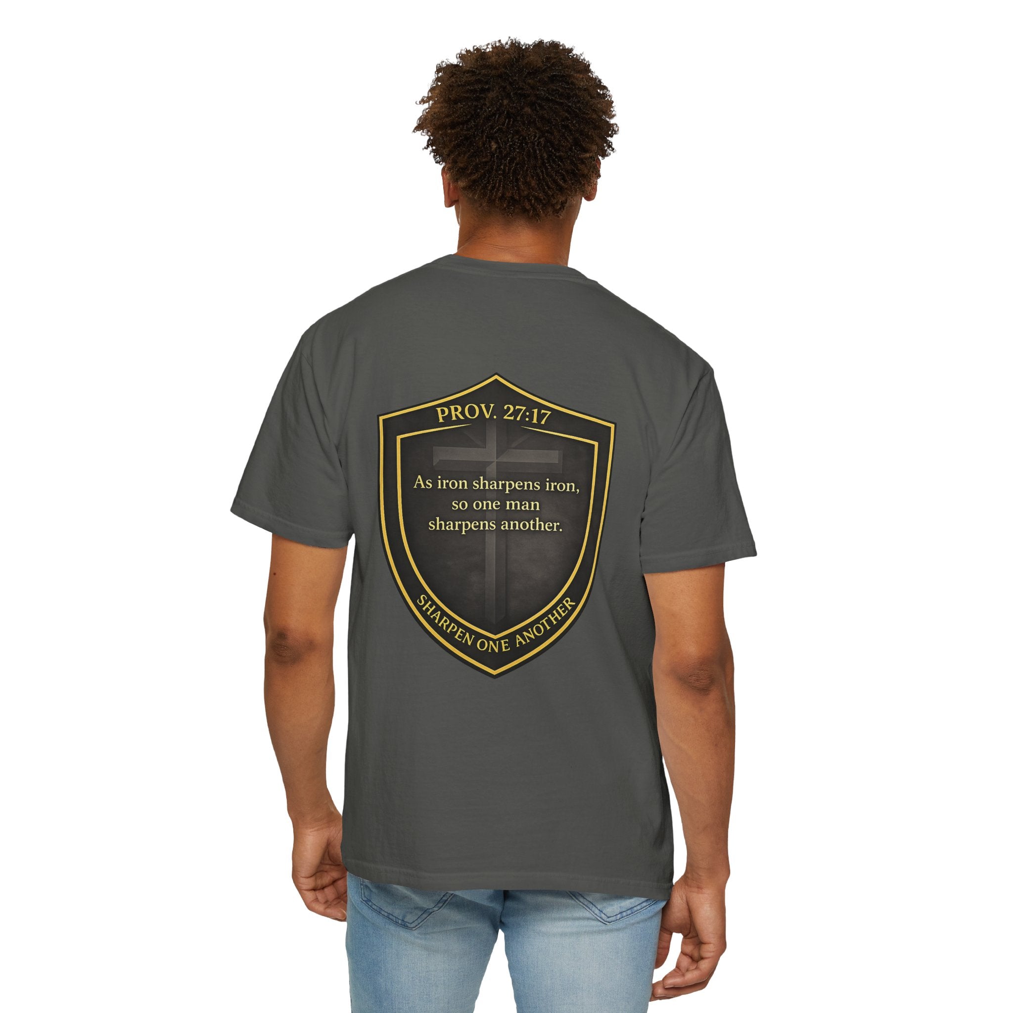 The Foundation — Proverbs 27:17 — In Plain Clothes Tee