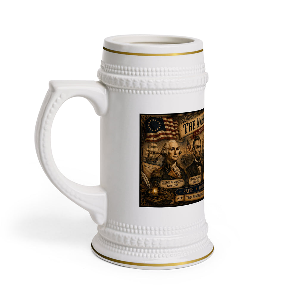 The American Bisesquicentennial Stein:  1776–2026 • A Commemorative Edition from Bard & Beyond
