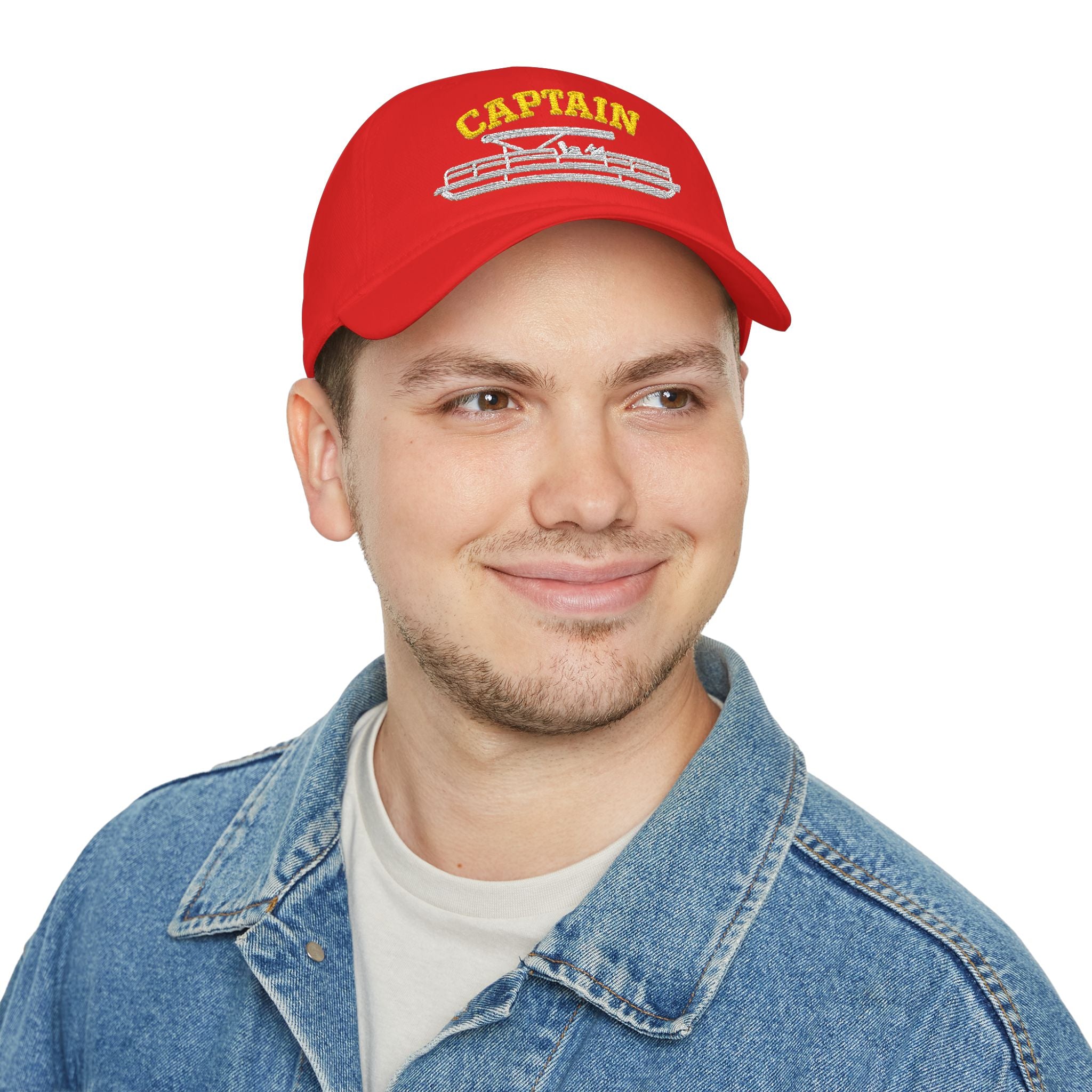 Pontoon Boat Captain Hat — Low Profile Baseball Cap