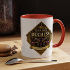 Glue Gun Duchess Coffee Mug — "Her Bond Is Permanent" Accent Ceramic Mug
