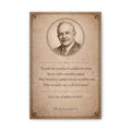 Edgar Albert Guest — “It Couldn’t Be Done” — Canvas Wall Piece