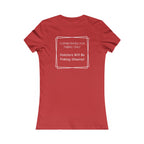 Sacred Shears Women's Tee — ("Consecrated For Fabric Only")
