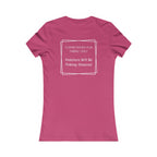 Sacred Shears Women's Tee — ("Consecrated For Fabric Only")