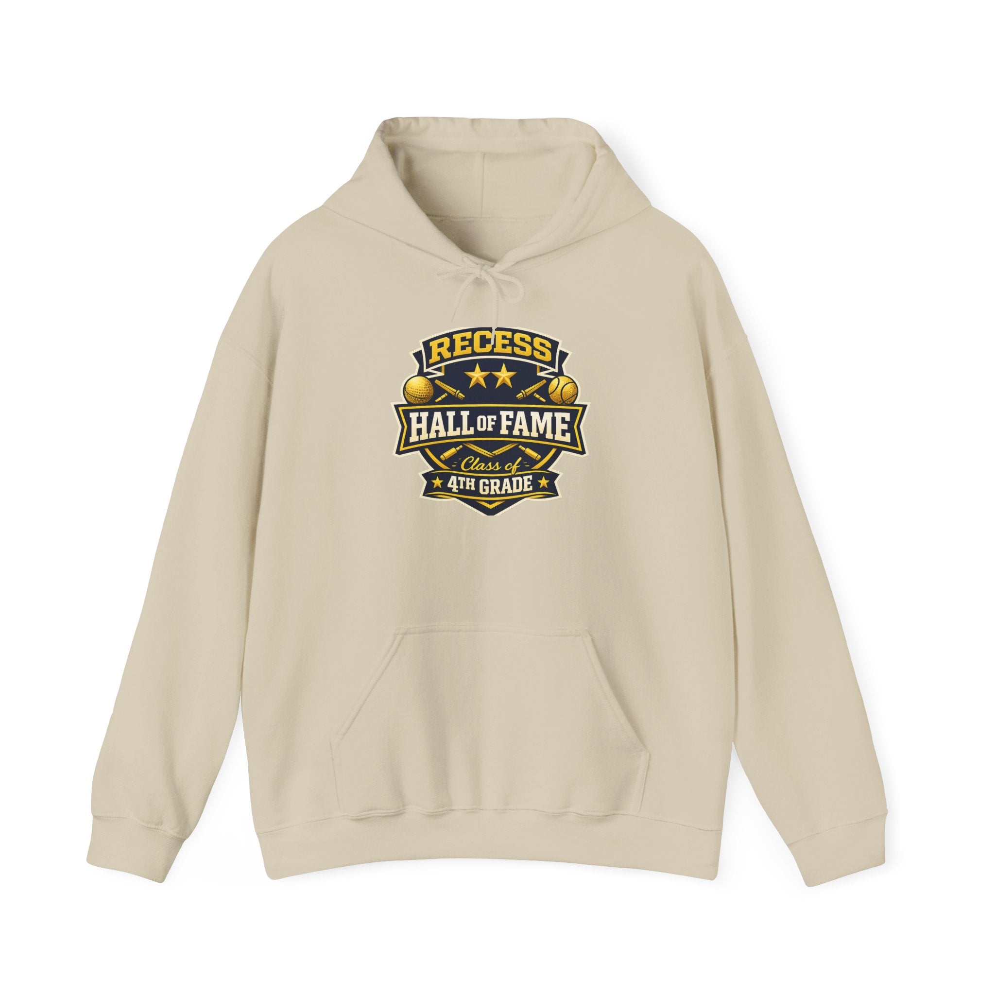 Recess Hall of Fame Hoodie -- Class of 4th Grade
