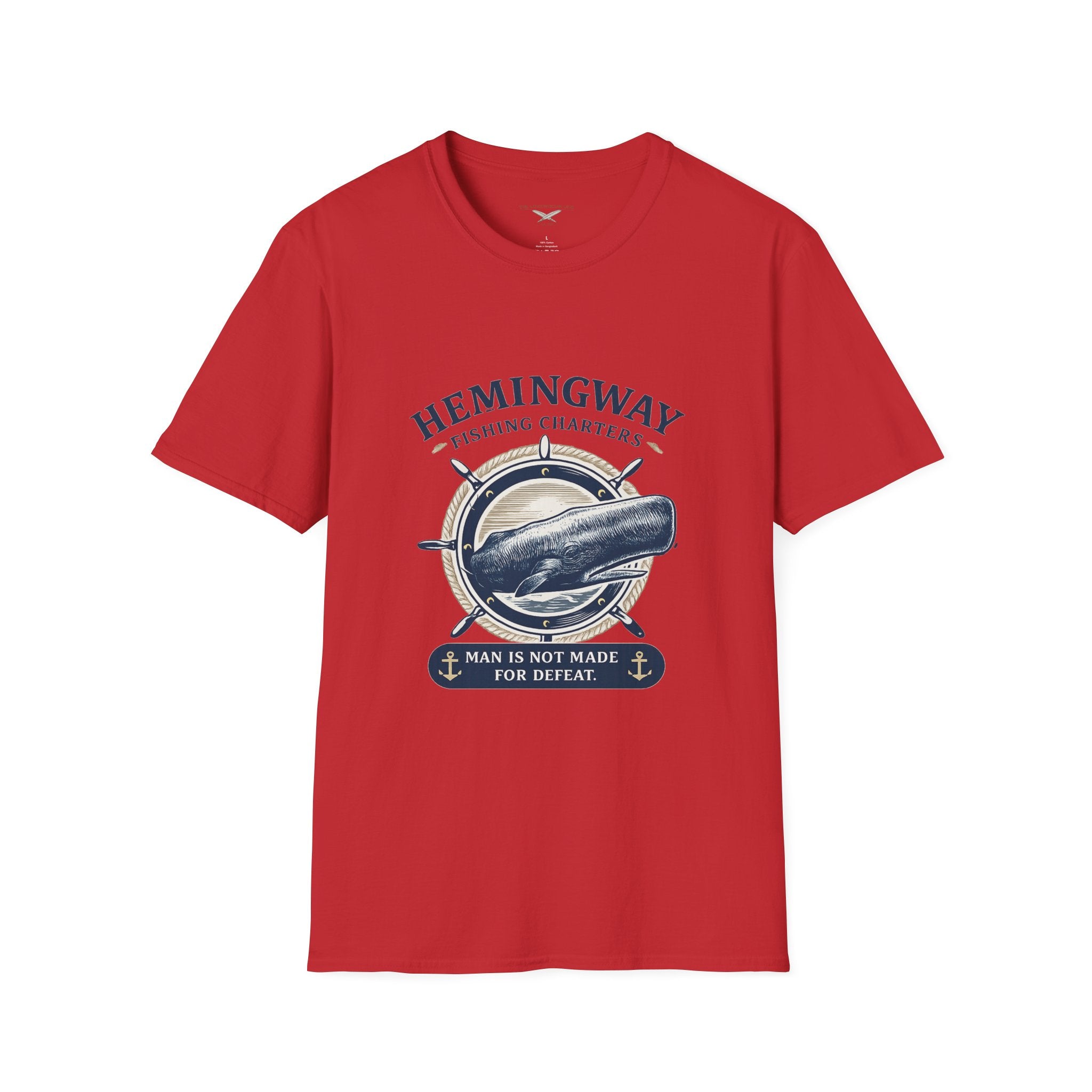 Hemingway Fishing Charters Tee – Vintage Literary Humor Tee